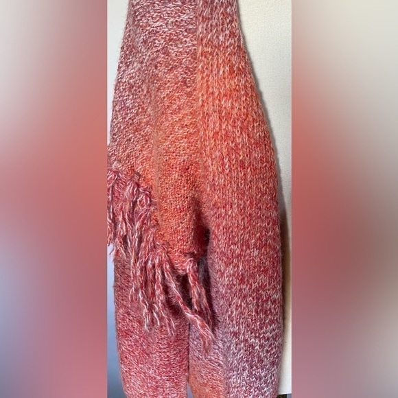 NEW w/TAGS Frye & Co. Pink Orange Ombre Knit Open Cardigan Sweater Size 1X - Picture 7 of 13
